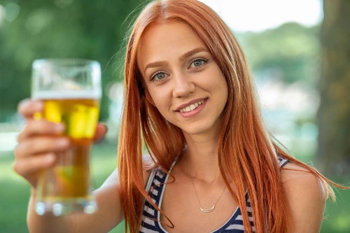 women beer