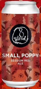 8 wired small poppy